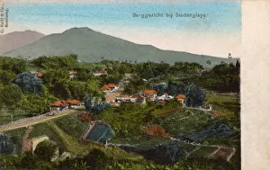 Dutch East Indies Architecture Stampe: General view of Sindanglaya, Java, Indonesia