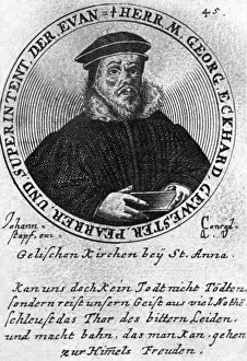 German Historical Figures Stampe: Georg Eckhard