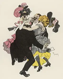Mary Evans Prints Collection Stampe: Two German Couples 1908