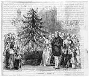 German Christmas Tree Decorations Stampe: German Tree