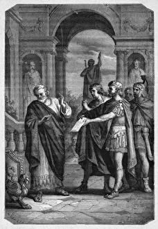 Mary Evans Prints Collection Stampe: Giordanus Refuses