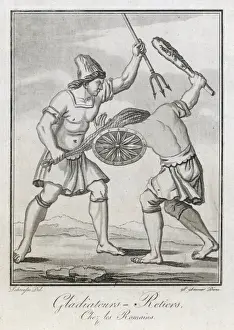 Roman Gladiators Stampe: Two Gladiators