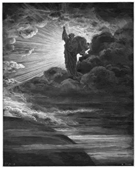 Christian Artwork Prints Stampe: God Creates Light / Dore