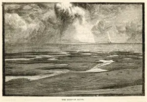 19th Century Maritime History Stampe: The Goodwin Sands