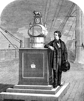 Victorian Era Steamships Stampe: Great Eastern / Compasses