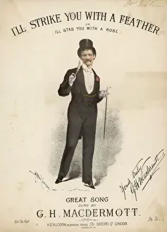Music Hall Singer Stampe: Great Macdermott / Feather