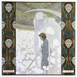 Death In Art History Stampe: The Grim Reaper