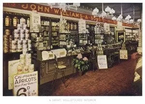 Vintage Grocery Store Stampe: Grocers Interior