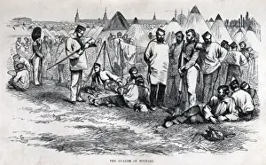 Crimean War Soldiers Stampe: The Guards at Scutari