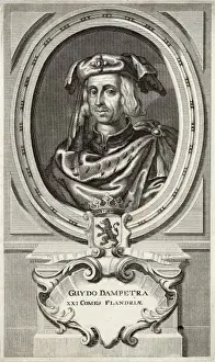 13th Century Artwork Stampe: Gui De Dampierre