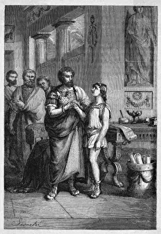 Ancient Roman History Stampe: Hadrian & Antoninus