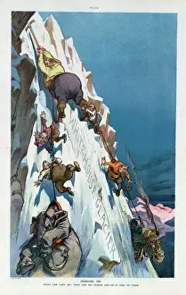 Puck Magazine Illustrations Stampe: Hanging on