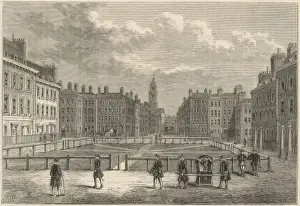 Historical Maps Of England Stampe: Hanover Square