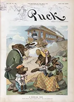 Puck Magazine Prints Online Stampe: A harmless tour