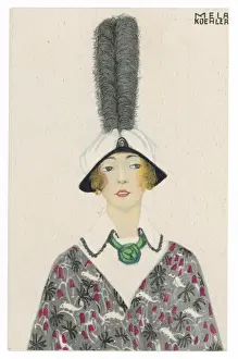 Cappello con piuma c1891