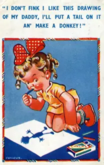 Historical Comic Art Stampe: HB Ltd Comic Postcard