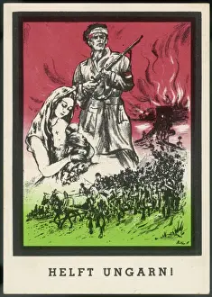 World War Two Germany Stampe: Help for Hungary