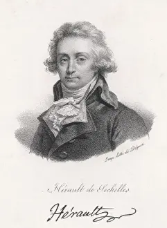18th Century History Stampe: Herault De Sechelles