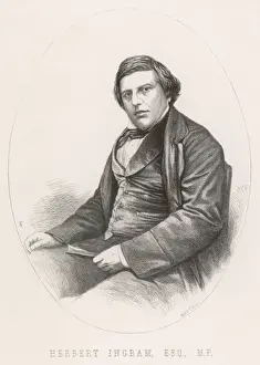 Victorian Era Politics UK Stampe: Herbert Ingram