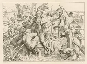 Hereward The Wake Stampe: Hereward Leaves Ely