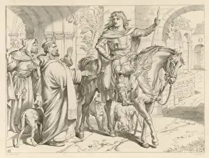 Hereward The Wake Stampe: Hereward & his Uncle