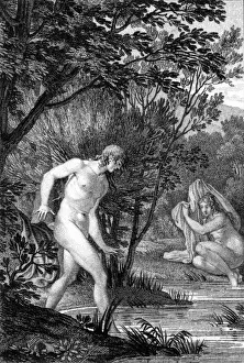Classical Myth Art Stampe: Hermaphroditus