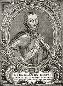 Hernando Cortes Stampe: Hernando Cortes