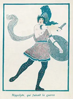 Classical Mythological Art Stampe: Hippolyta / Amazon