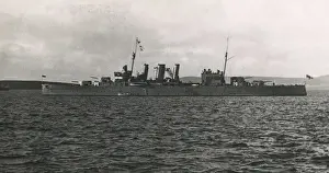Historical Ships Transport Stampe: HMS Cornwall