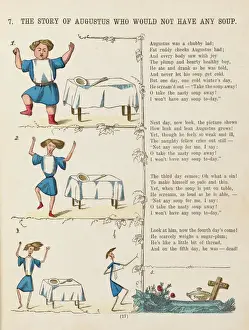 Victorian Era Illustrations Stampe: Hoffmann / Augustus / Soup