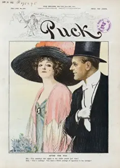 Puck Magazine Illustrations Online Stampe: After the hug