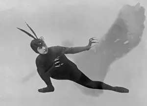Historical Figures In Costume Stampe: THE HUMAN BAT