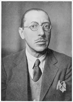 Stampe di Musico russo, Igor Stravinskij (1882-1971) Igor Stravinsky Stampe: Igor Stravinskij