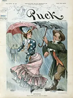 Puck Magazine Cartoons Stampe: Impudence