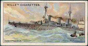 Historical Steam Ships Stampe: Indefatigable Cruiser