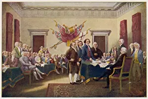 Declaration Of Independence 1776 Stampe: Independence Declaration