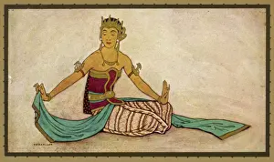 Female Dancer Pose Stampe: Indonesian Dancer