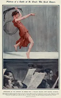 Female Ballet Dancer Art Stampe: (insert)
