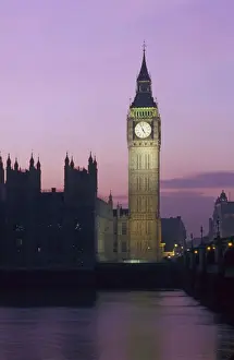 London Skyline At Dusk Stampe: (insert)