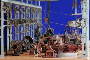 Transport History Images Stampe: Engineering workshop model