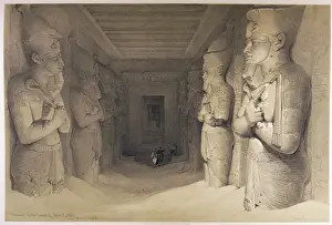 Egyptian Temple Architecture Stampe: Interior - Abu Simbel