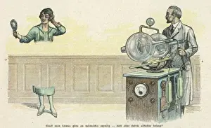 Science Fiction Illustrations Stampe: Invisibility Machine