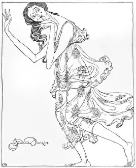 American Performing Artists Stampe: Isadora Duncan / Klods