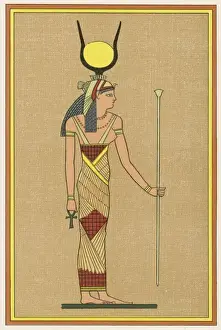 Ancient Egyptian Religion Symbols Stampe: ISIS