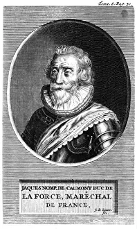 French Military Commander Stampe: Jacques Duc De LA Force