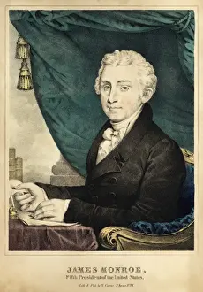 James Monroe Portrait Stampe: James Monroe