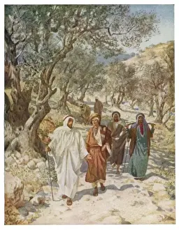 New Testament Images Stampe: Jesus with Disciples