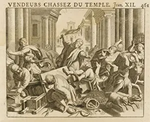 New Testament Events Stampe: Jesus and Temple