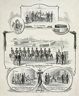 American Abolitionist Stampe: John Brown