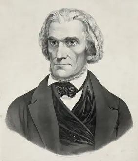 American Statesman Image Stampe: John C. Calhoun